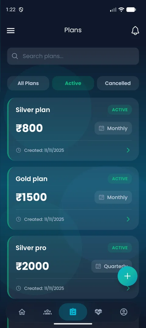 Plans on mobile